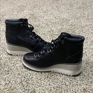 Black Leather Women’s  Boots